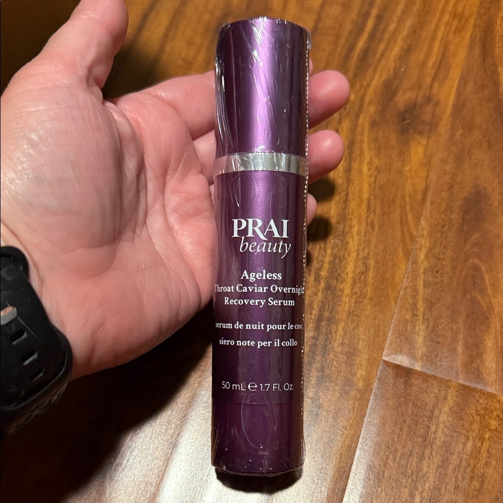 PRAI Beauty Ageless Throat Caviar Overnight Recovery Serum $55 retail